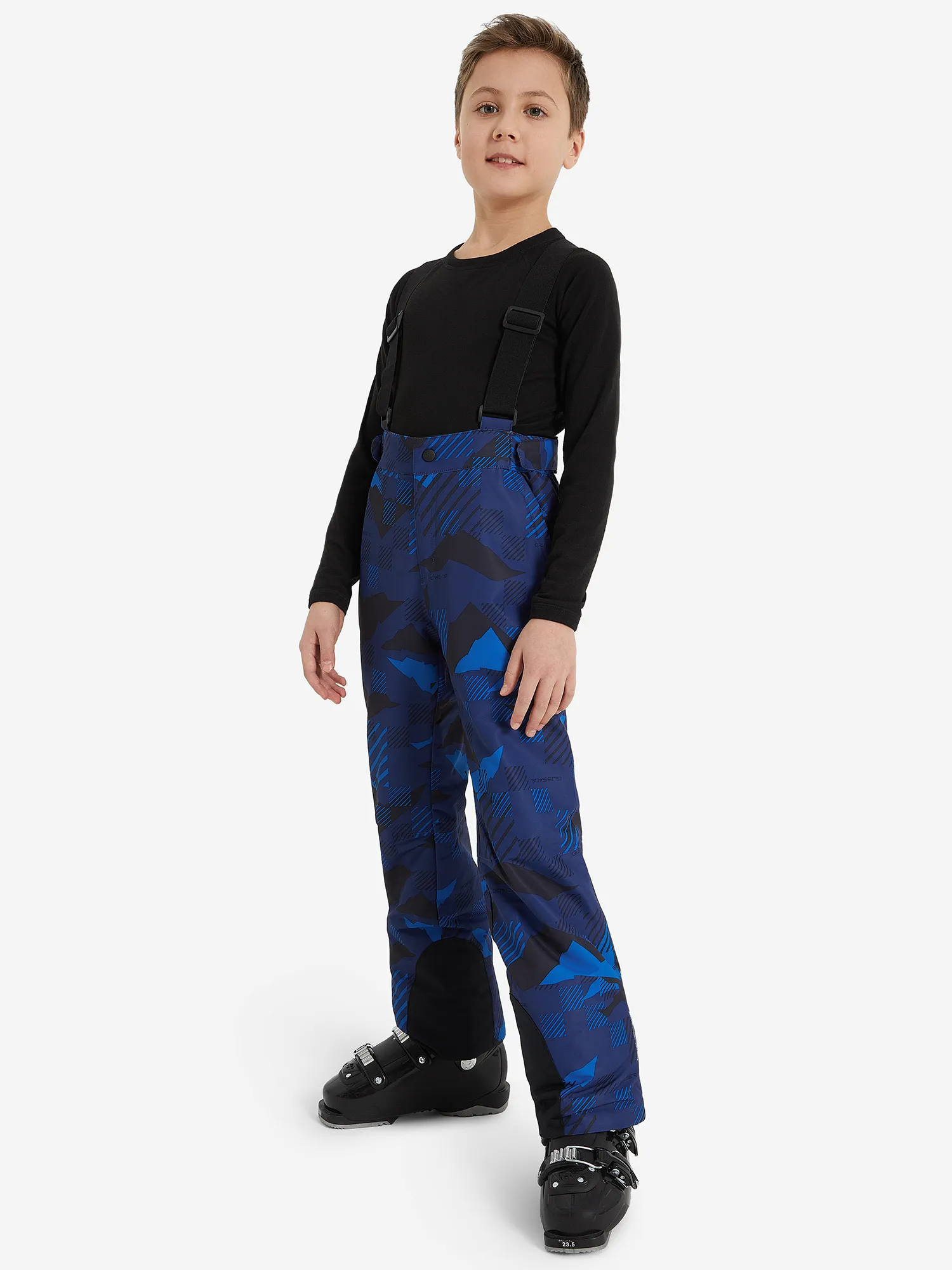 Брюки утепленные для мальчиков Glissade, синий, арт. 124458gsd-m2