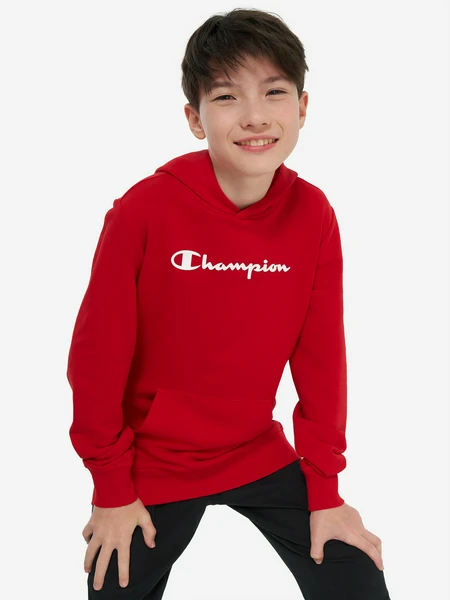 Худи для мальчиков Champion, красный, арт. 307368c0k-rs001
