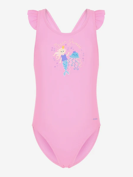 Купальник слитный для девочек Joss, розовый, арт. 130924jss-x0