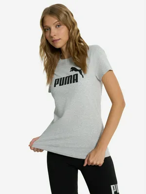 Футболка PUMA Ess No. 1 Logo, серый, арт. 682370P0P-04