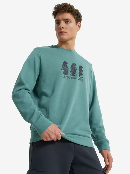 Свитшот Outventure, зеленый, арт. 134551out-n3