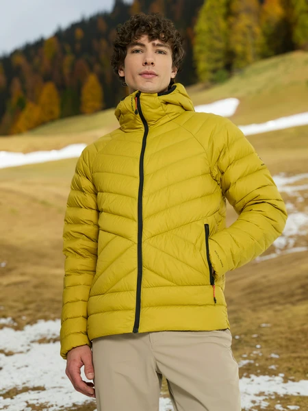 Пуховик мужской Northland, желтый, арт. 120929n16-61