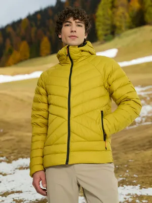 Пуховик мужской Northland, желтый, арт. 120929N16-61