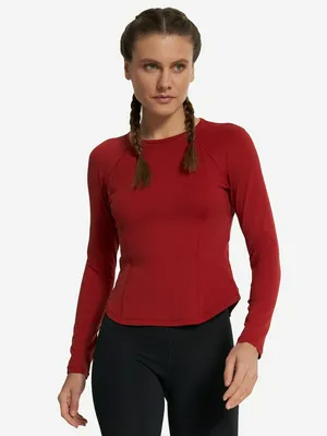 Лонгслив женский, красный, арт. 19764