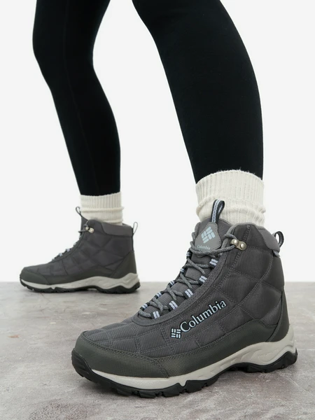 Ботинки утепленные женские Columbia Firecamp Boot, серый, арт. 2099891clb-053