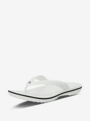 Шлепанцы Crocs Crocband Flip, белый, арт. 11033C1G-100