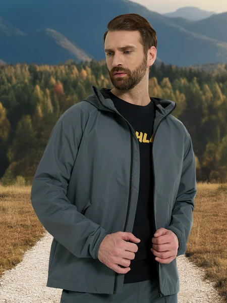 Ветровка мужская Northland, серый, арт. 120974n16-93