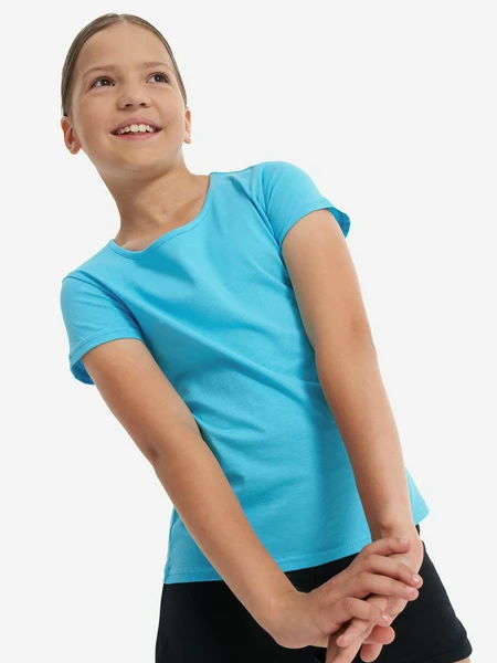 Футболка для девочек GSD, голубой, арт. 127411g17-s1