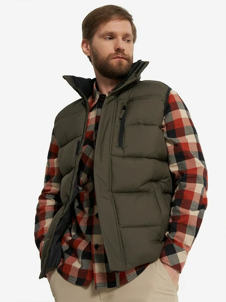 Жилет утепленный мужской Outventure, коричневый, арт. 19885