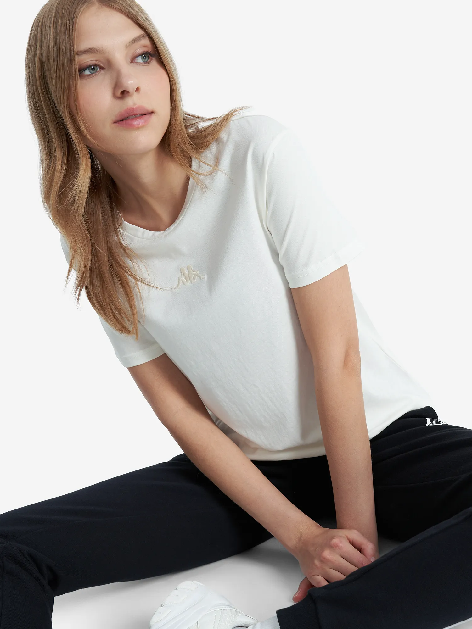 Футболка женская Kappa, бежевый, арт. 126162kap-60