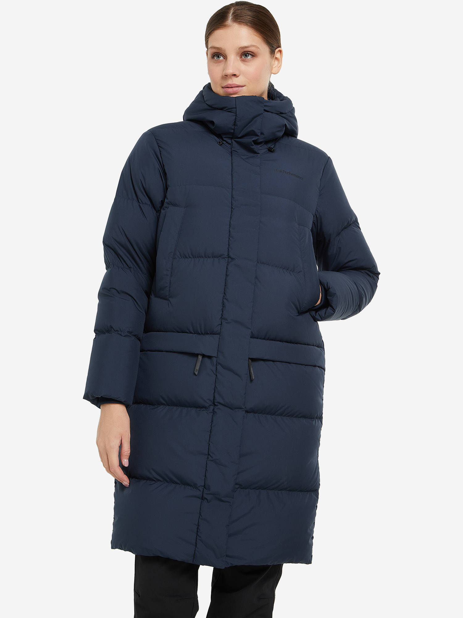 Пуховик женский Peak Performance Rivel, синий, арт. g76094030p28-.