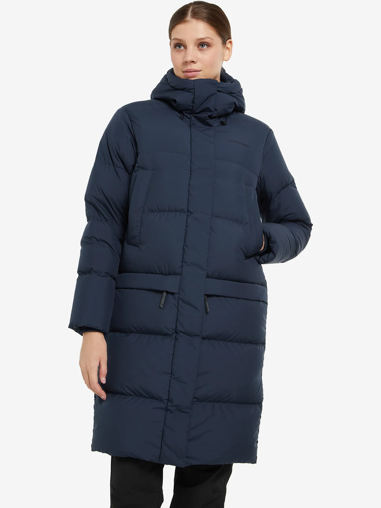 Пуховик женский Peak Performance Rivel, синий, арт. 19974