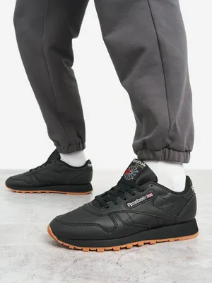 Кроссовки Reebok Classic Leather, черный, арт. GY0961R00