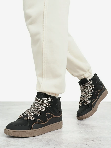 Кеды женские Termit Ollie Mid, черный, арт. 19990