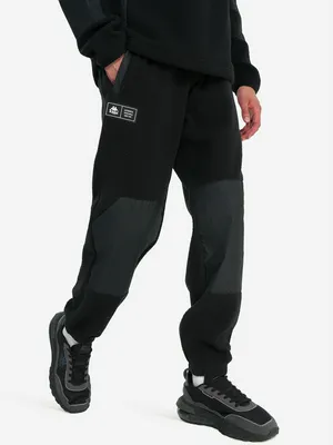 Брюки флисовые мужские Kappa, черный, арт. 20005