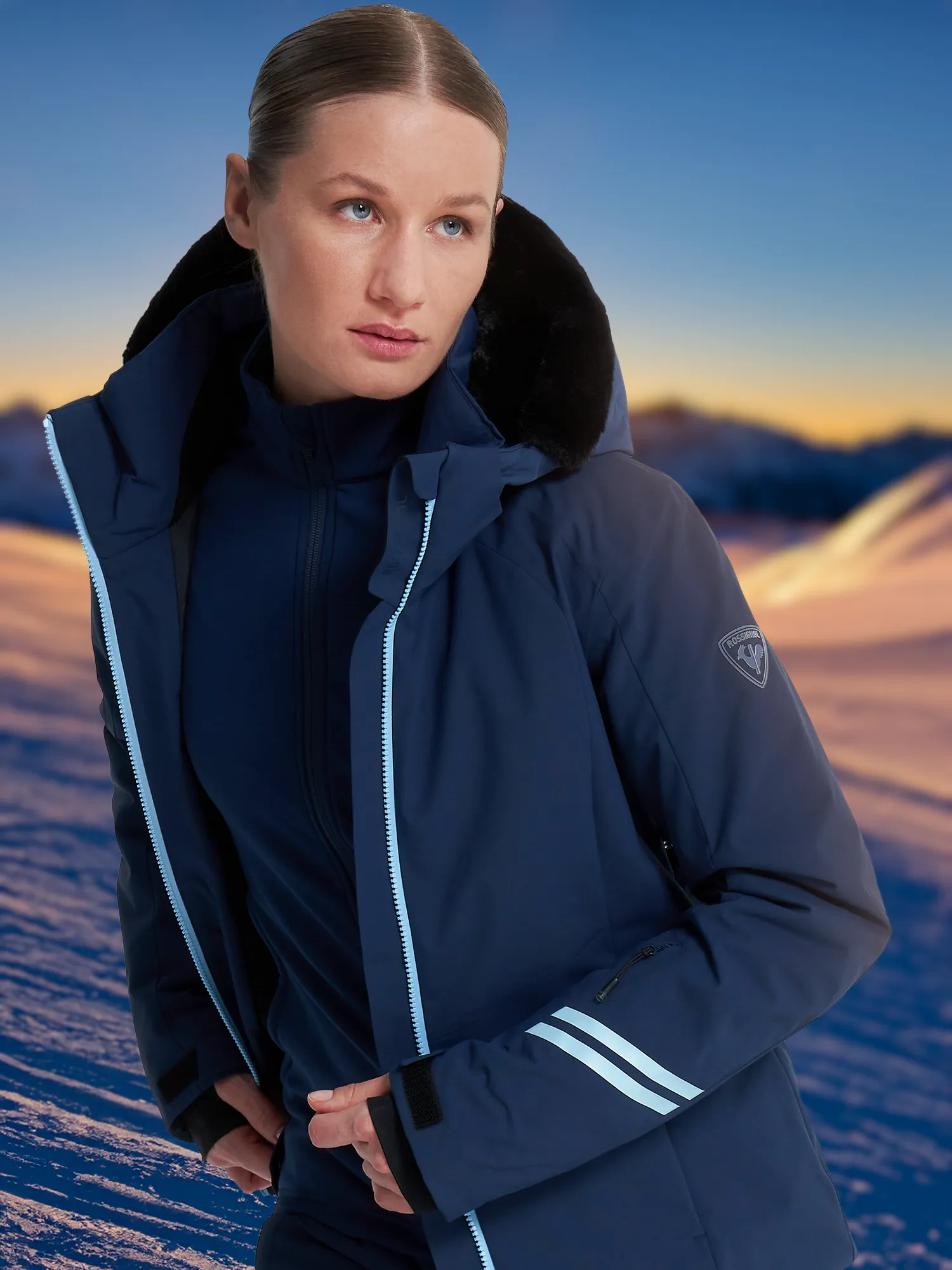 Куртка утепленная Rossignol Abby, синий, арт. rlmwj05r0h-715