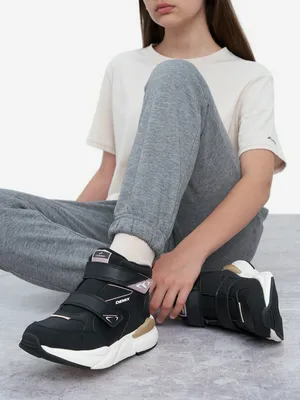 Кроссовки утепленные для девочек Demix Sprinter Verse Mid, черный, арт. 132430DMX-99