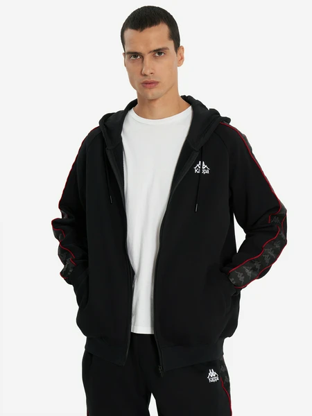 Толстовка мужская Kappa, черный, арт. 20059