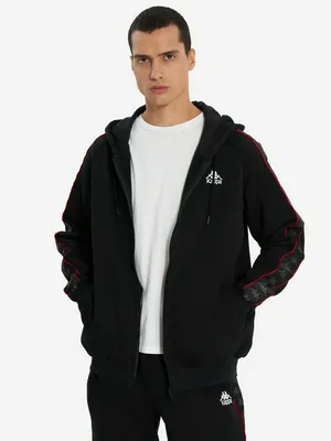 Толстовка мужская Kappa, черный, арт. 20059