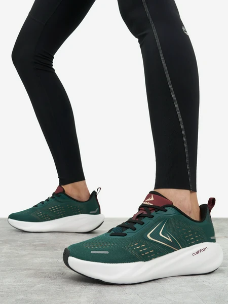 Кроссовки женские Demix Gravity Cushfoam 2, зеленый, арт. 128114dmx-74