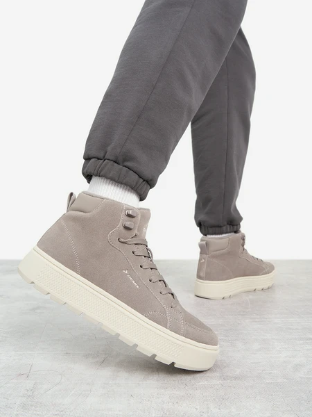 Кеды утепленные женские Demix Jess Mid 2, коричневый, арт. 20111