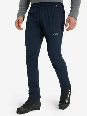 Брюки софтшелл мужские Swix Cross, синий, арт. 22311s1d-75100