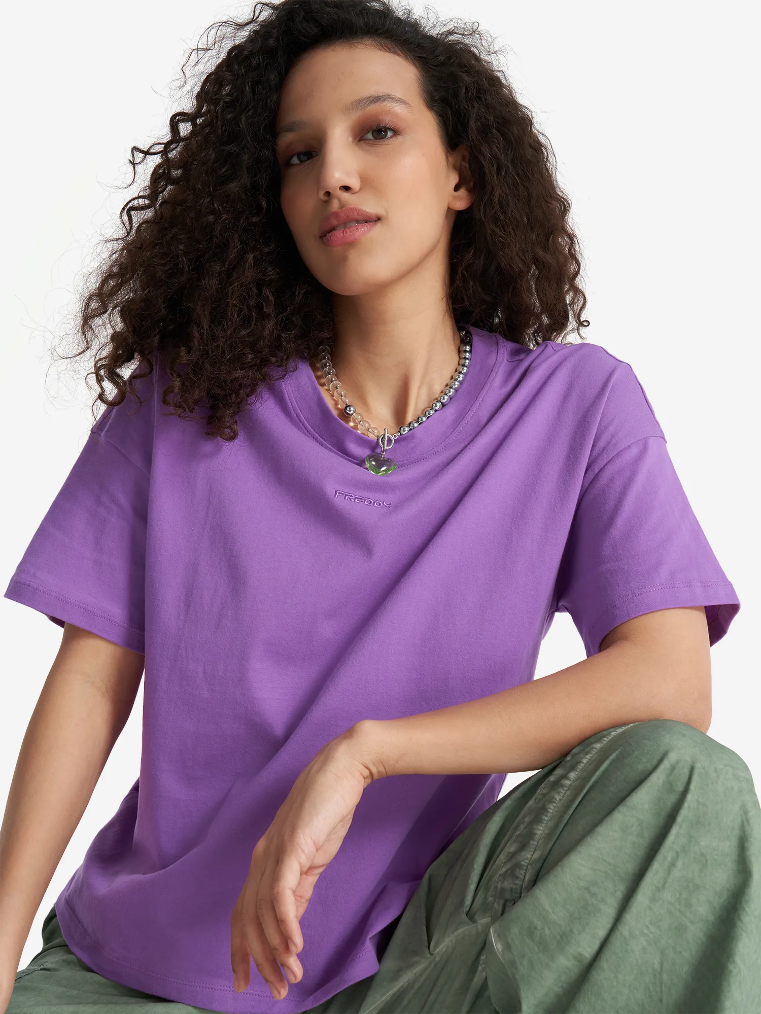 Футболка женская Freddy, фиолетовый, арт. rebeccas417f0g-e60-