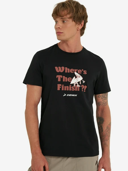 Футболка мужская Demix, черный, арт. 20150