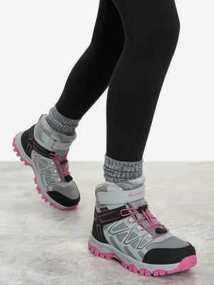 Ботинки утепленные для девочек Outventure Vulcan Wp, серый, арт. 133843OUT-91