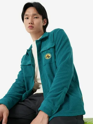 Рубашка флисовая, зеленый, арт. 20196