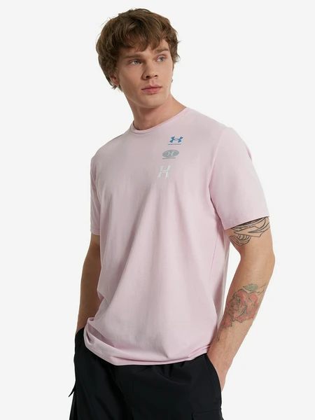Футболка мужская Under Armour, розовый, арт. 1390165u0f-647