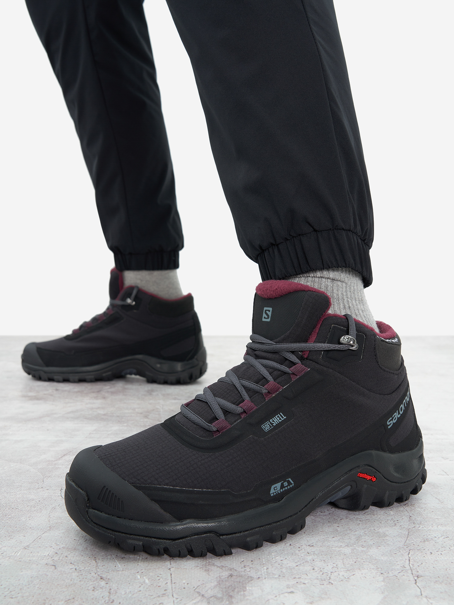 Ботинки утепленные женские Salomon Shelter CS WP, черный, арт. l41110500s03-.