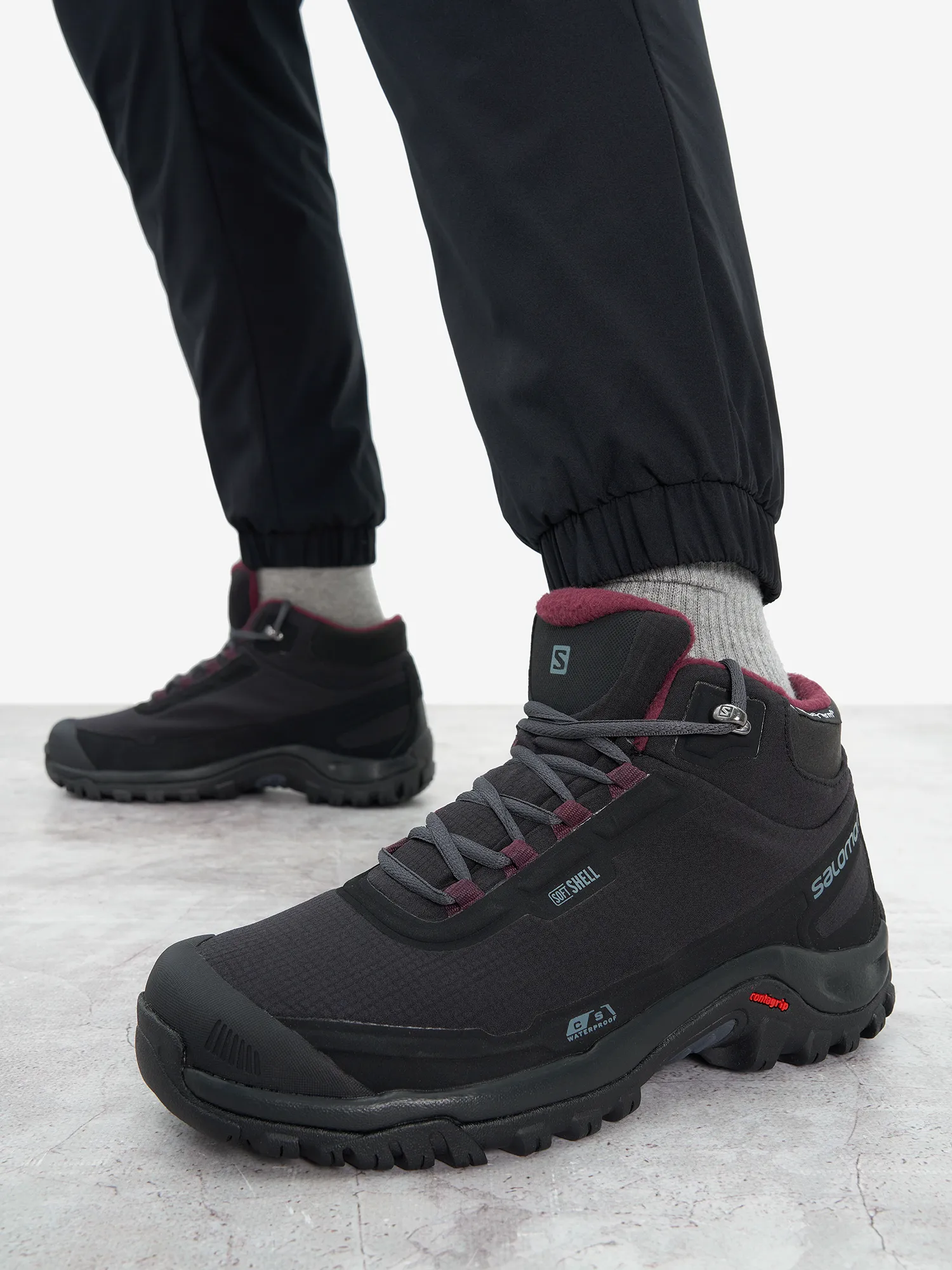 Ботинки утепленные женские Salomon Shelter CS WP, черный, арт. 20227