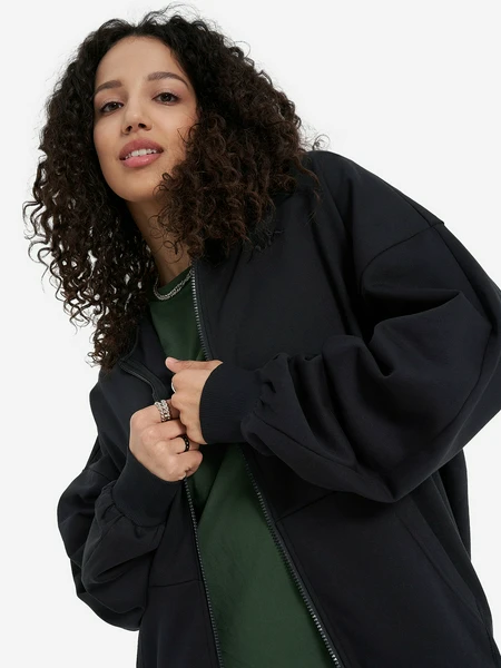 Толстовка женская Kappa, черный, арт. 134113kap-99