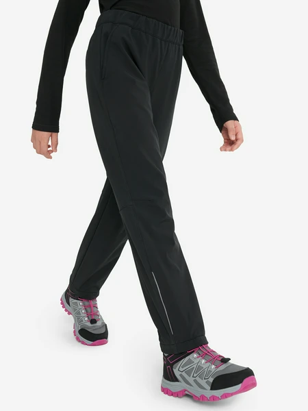 Брюки софтшелл Outventure для девочек, черный, арт. 131854out-99