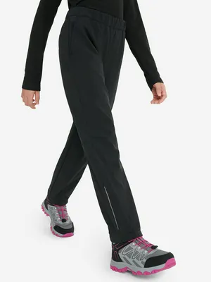 Брюки софтшелл Outventure для девочек, черный, арт. 131854OUT-99