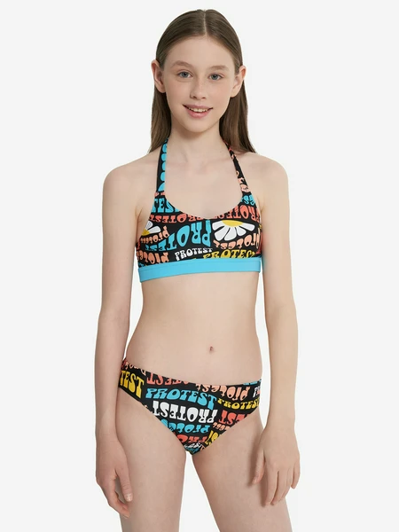 Купальник раздельный для девочек Protest, черный, арт. 20301