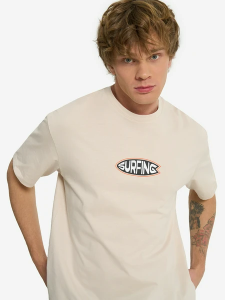 Футболка мужская Termit, бежевый, арт. 135362trt-t0