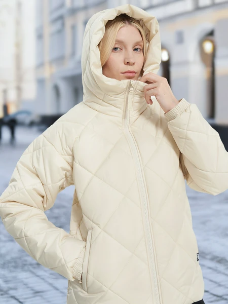 Куртка утепленная женская Kappa, бежевый, арт. 137677kap-60