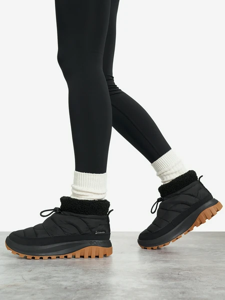 Сапоги утепленные женские Columbia Snowtrot Shorty, черный, арт. 2075121clb-010
