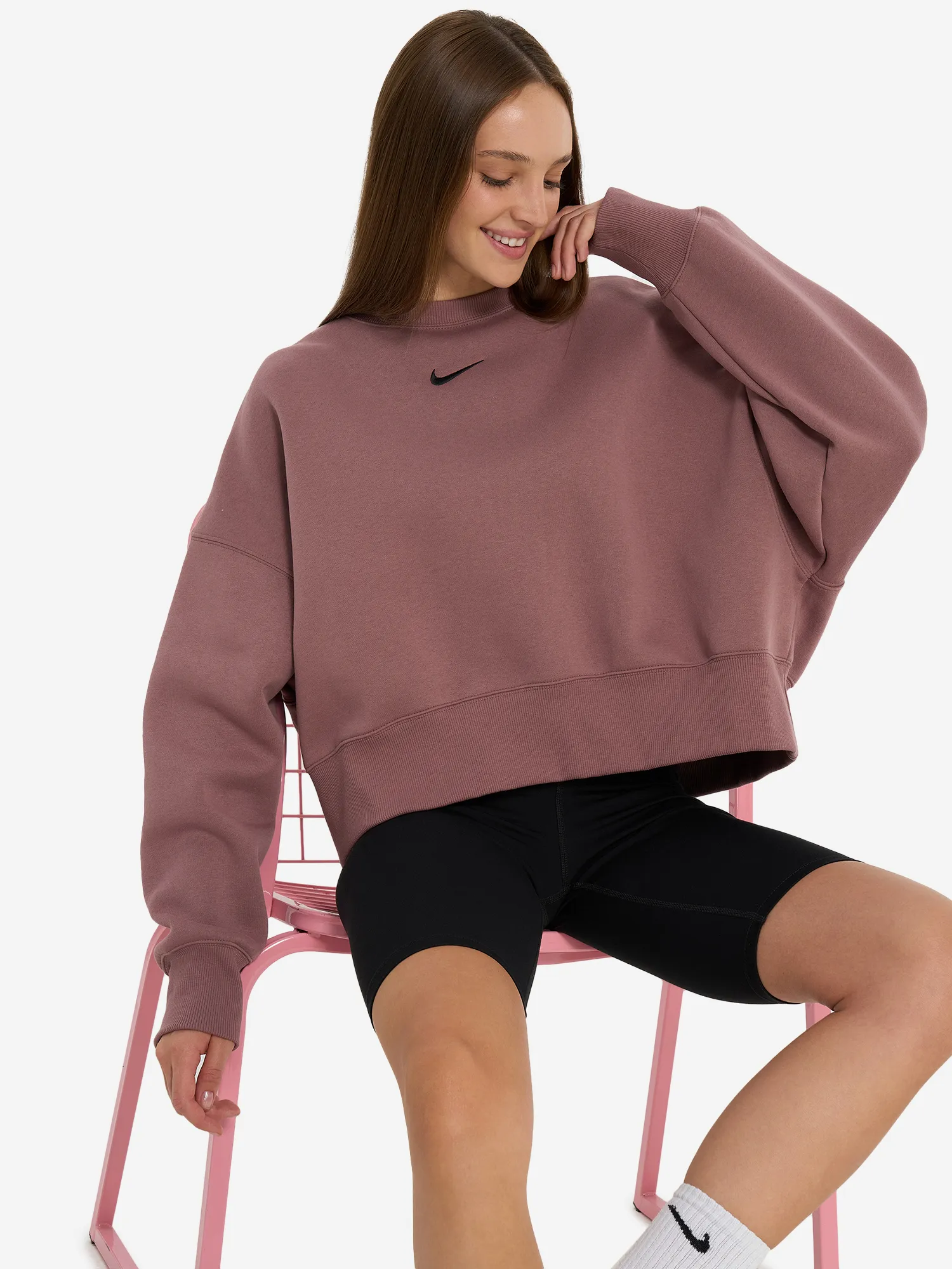 Свитшот Nike Phoenix, коричневый, арт. dq5761n06-208