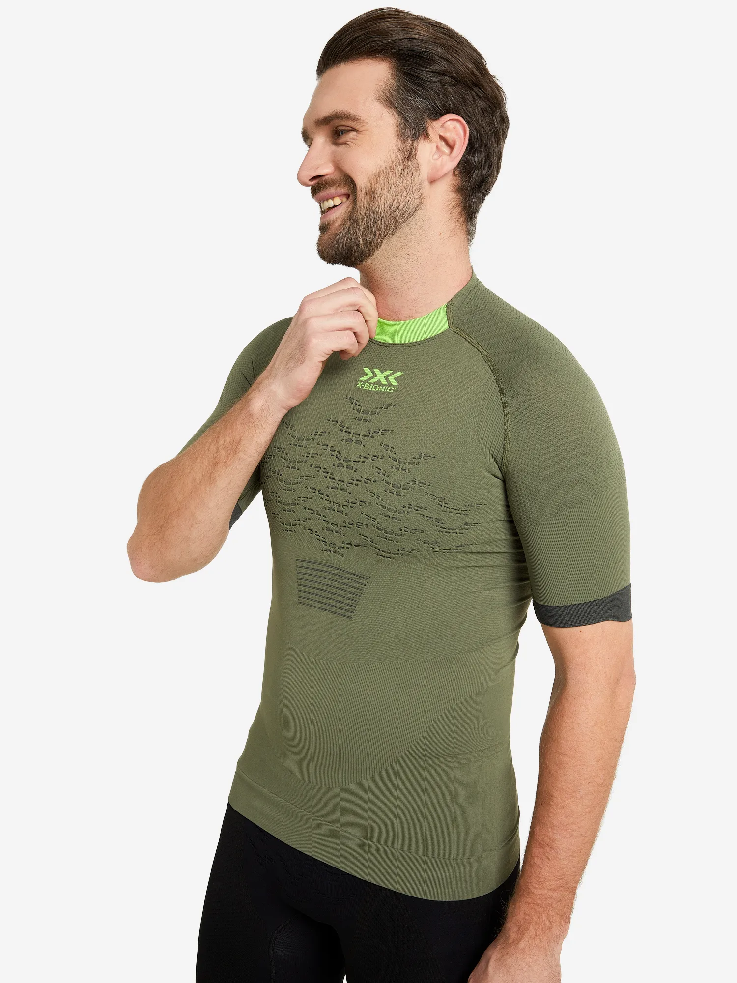 Футболка X-Bionic The Trick 4.0 Run, зеленый, арт. 20372