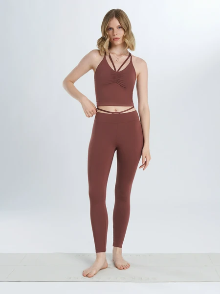 Легинсы женские Sensana, коричневый, арт. 20383