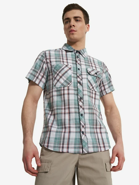 Рубашка с коротким рукавом мужская Outventure, белый, арт. 127698out-w2