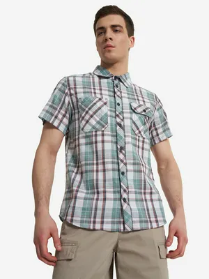 Рубашка с коротким рукавом мужская Outventure, белый, арт. 127698out-w2