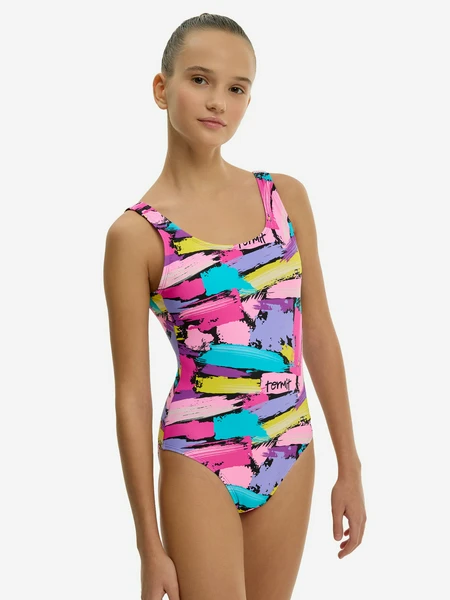 Купальник слитный для девочек Termit, розовый, арт. 128394trt-j1