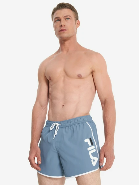 Шорты плавательные мужские FILA, голубой, арт. 20456
