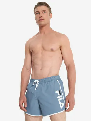 Шорты плавательные мужские FILA, голубой, арт. 126078FLA-QW