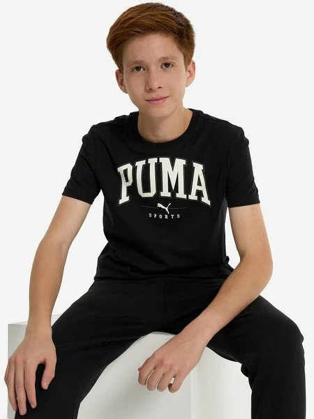 Футболка для мальчиков PUMA Squad Big Graphic, черный, арт. 682772p0p-01