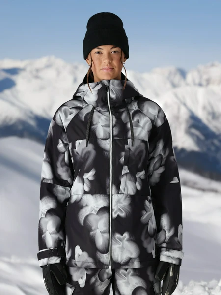 Куртка утепленная женская 686 Black Ghost Floral, черный, арт. m2w311600-bgfl